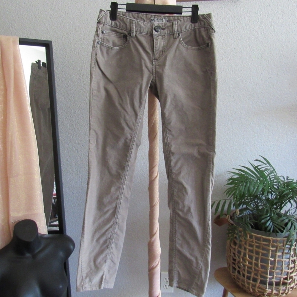 Free People Corduroy Gray Pants